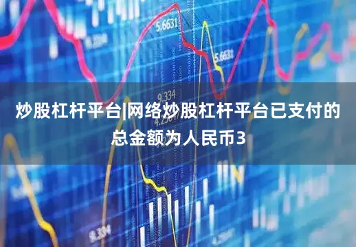 炒股杠杆平台|网络炒股杠杆平台已支付的总金额为人民币3
